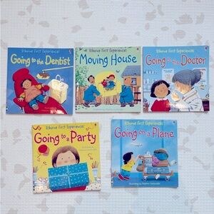5 for $15 Usborne First Experiences books
